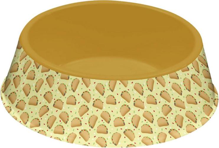 melaminnapf-taco-dog-l-o-21-cm-h-7-cm-gelb-84835