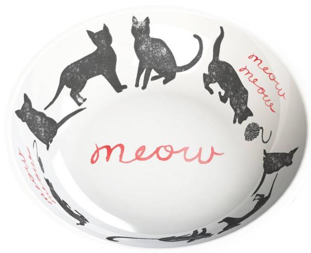 melamin-schale-meow-meow-o-13-cm-h-3-cm-weiss-84818