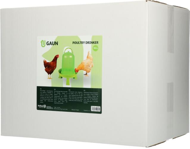 Gaun Geflügel Tränke mit Ständer Limonengrün 10 l