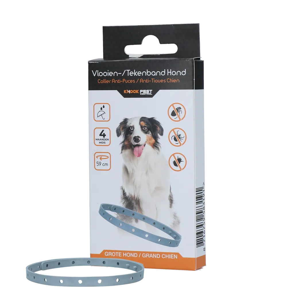 Knock Pest Floh/Zeckenhalsband Hund 59 cm NL/FR