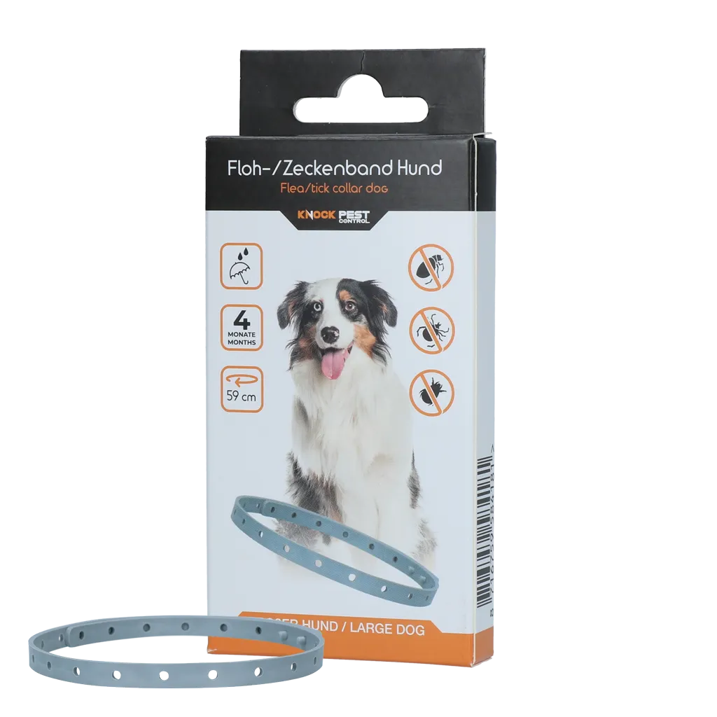 Knock Pest Floh/Zeckenhalsband Hund 59 cm DE/UK