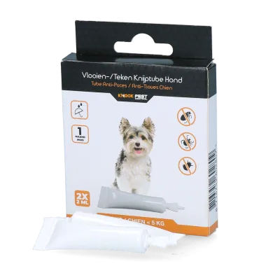 Knock Pest Floh-Zeckentube Hund <5 kg NL/FR