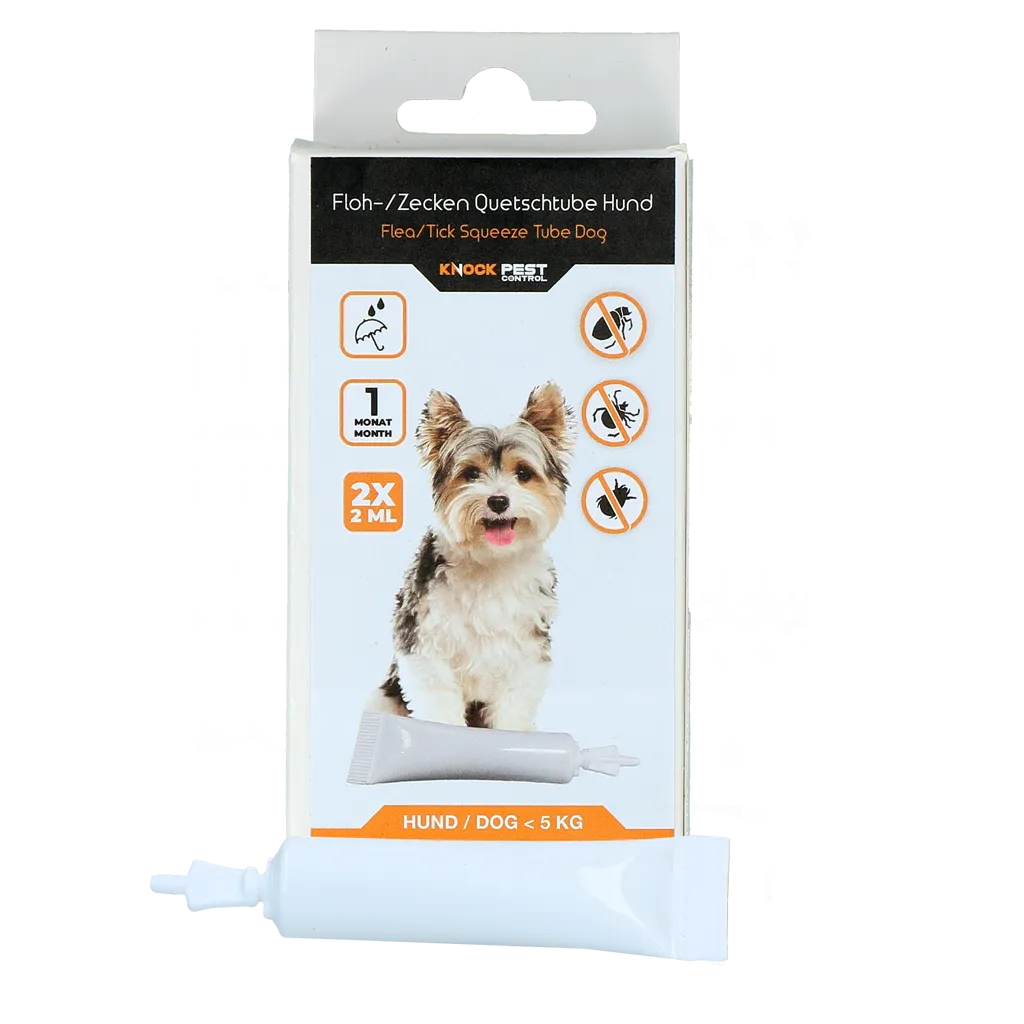 Knock Pest Floh-Zeckentube Hund <5 kg DE/UK