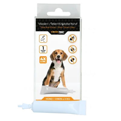 Knock Pest Floh-Zeckentube Hund 5 bis 15 kg NL/FR