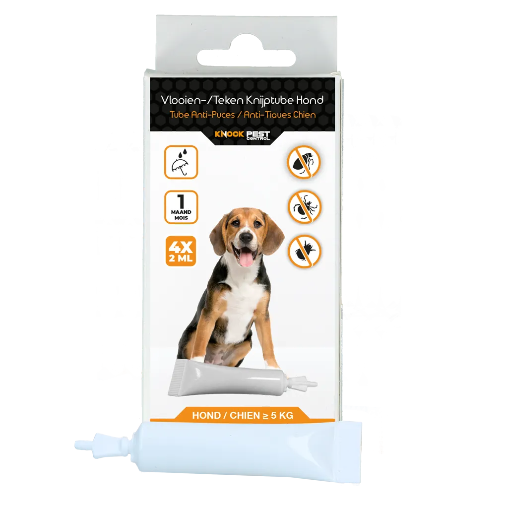 Knock Pest Floh-Zeckentube Hund 5 bis 15 kg NL/FR