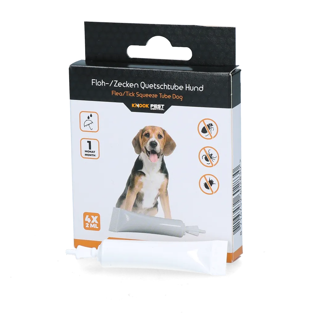 Knock Pest Floh-Zeckentube Hund 5 bis 15 kg DE/UK