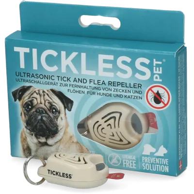Tickless Pet Mindestschutz von 6 Monaten Beige