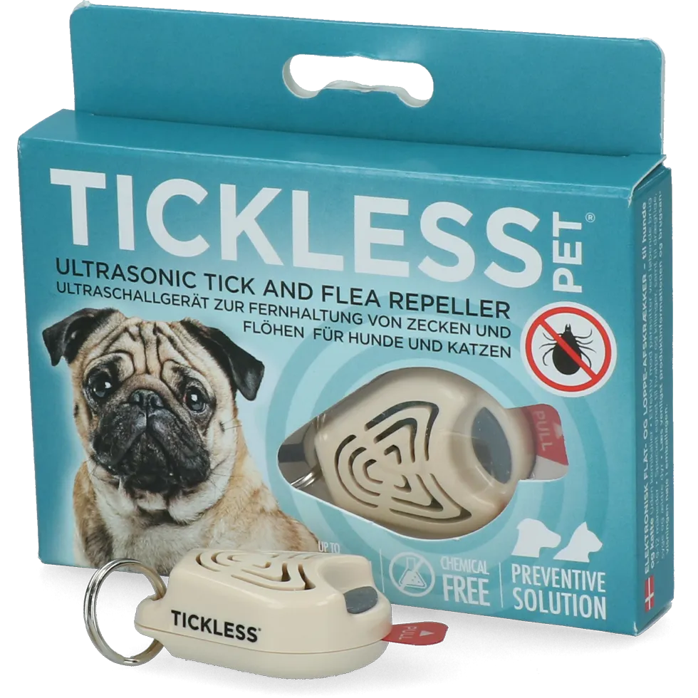 Tickless Pet Mindestschutz von 6 Monaten Beige