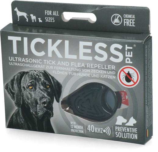 Tickless Pet Mindestschutz von 6 Monaten Schwarz
