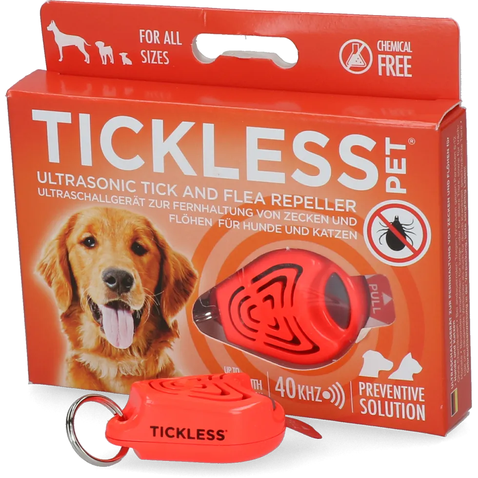 Tickless Pet Mindestschutz von 6 Monaten Orange
