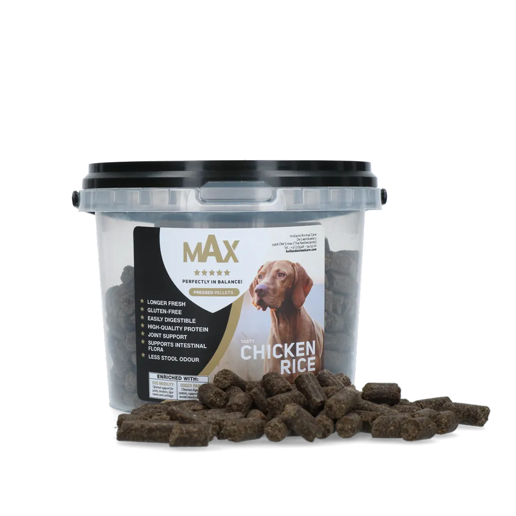 Max Adult Gepresste Pellets Huhn & Reis 400 g