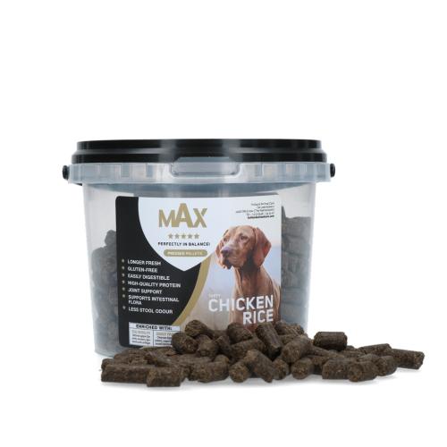Max Adult Gepresste Pellets Huhn & Reis 400 g