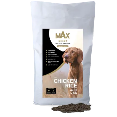 Max Adult Gepresste Pellets Huhn & Reis 12 kg