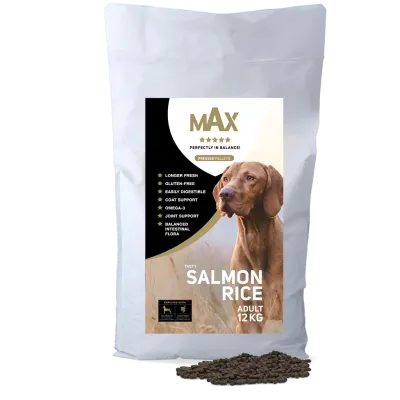 Max Adult Gepresste Pellets Lachs & Reis 12 kg