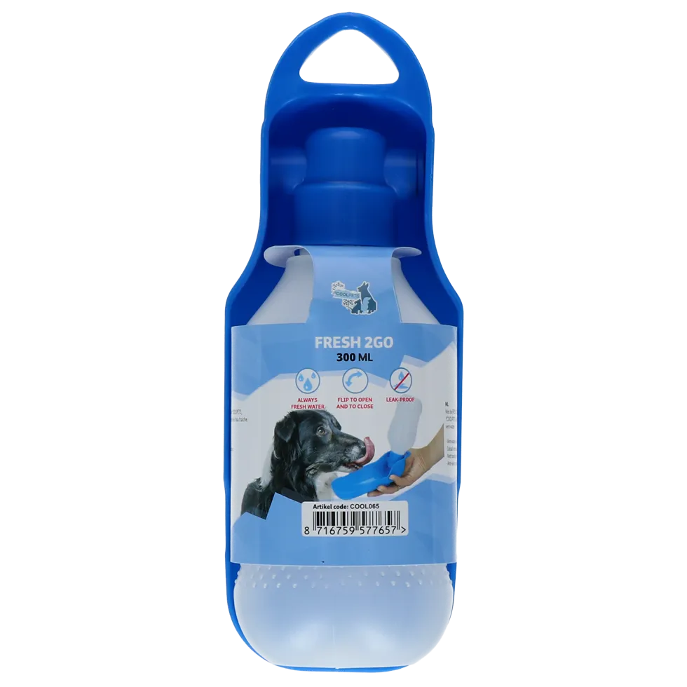 CoolPets Fresh 2GO 300 ml Wasserflasche für Hunde