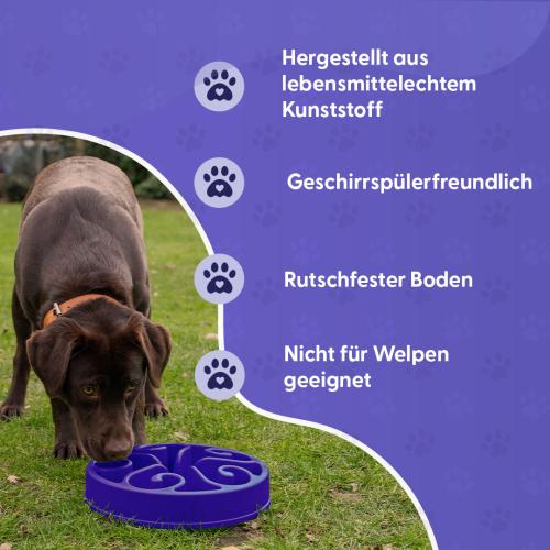 Eat Slow Live Longer Original Blau L