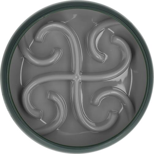 Eat Slow Live Longer Tumble Feeder Grau