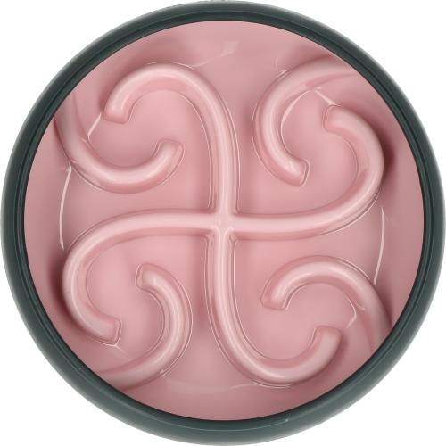 Eat Slow Live Longer Tumble Feeder Rosa