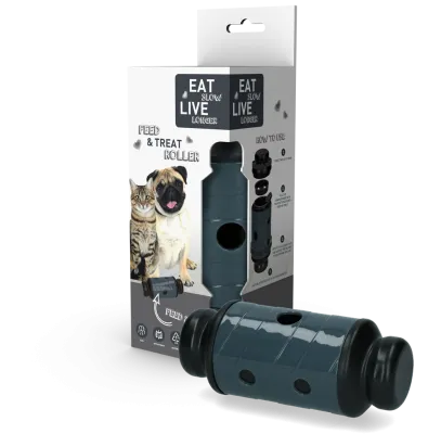 Eat Slow Live Longer Feed & Treat Roller Grau S