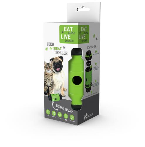 Eat Slow Live Longer Feed & Treat Roller Grün S