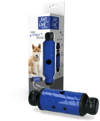 Eat Slow Live Longer Feed & Treat Roller Blau L