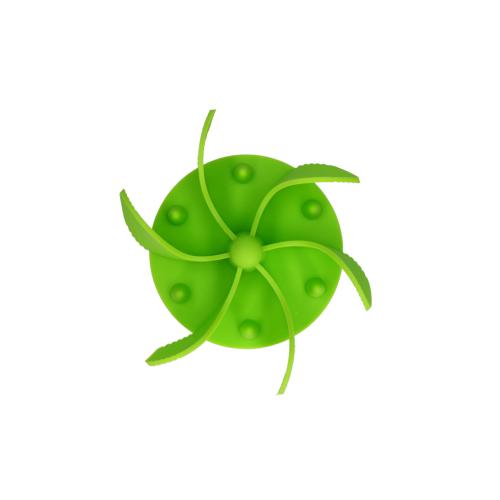 Eat Slow Live Longer Gobble Stopper Grün