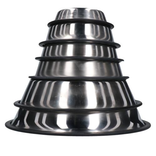 Anti-Rutsch Speise- & Trinkschale Edelstahl 300 ml Ø 15 cm