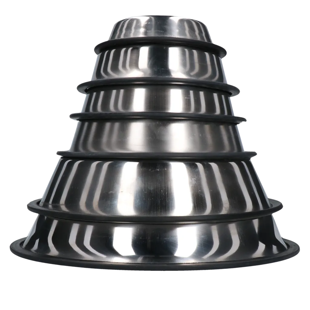 Anti-Rutsch Speise- & Trinkschale Edelstahl 450 ml Ø 19 cm