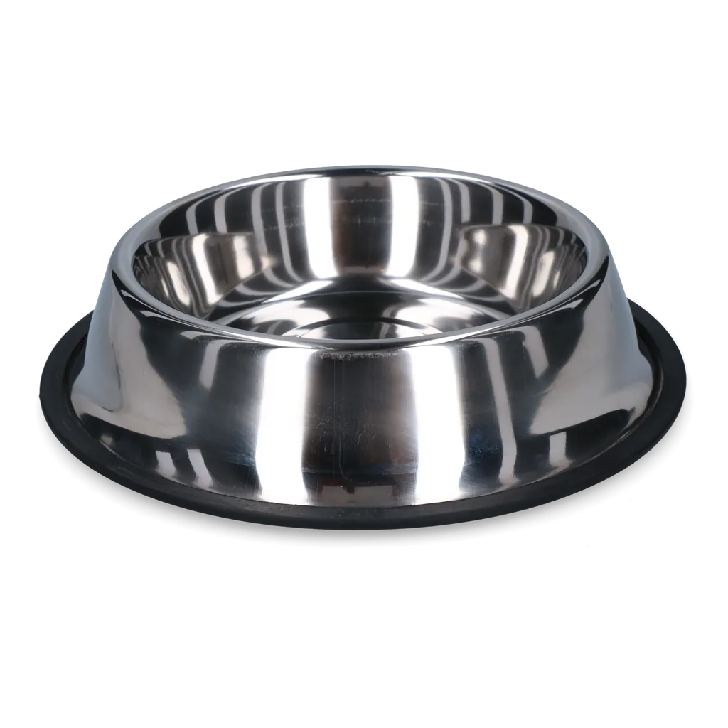 Anti-Rutsch Speise- & Trinkschale Edelstahl 900 ml Ø 23 cm