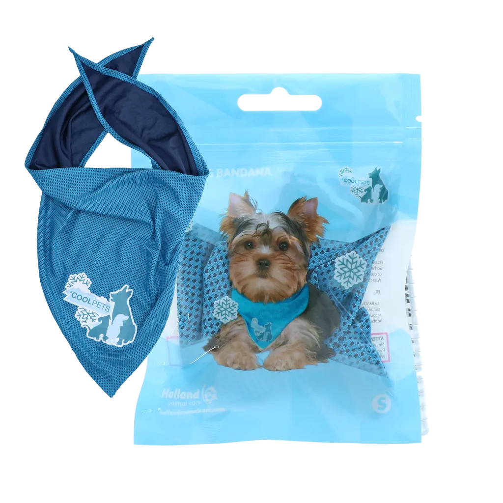 CoolPets Cooling Bandana XS Kühlendes Hundehalstuch Größe XS