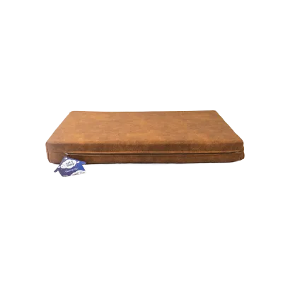 Let's Sleep Mellow Mattress Orthopädisches Bett XL Cognac