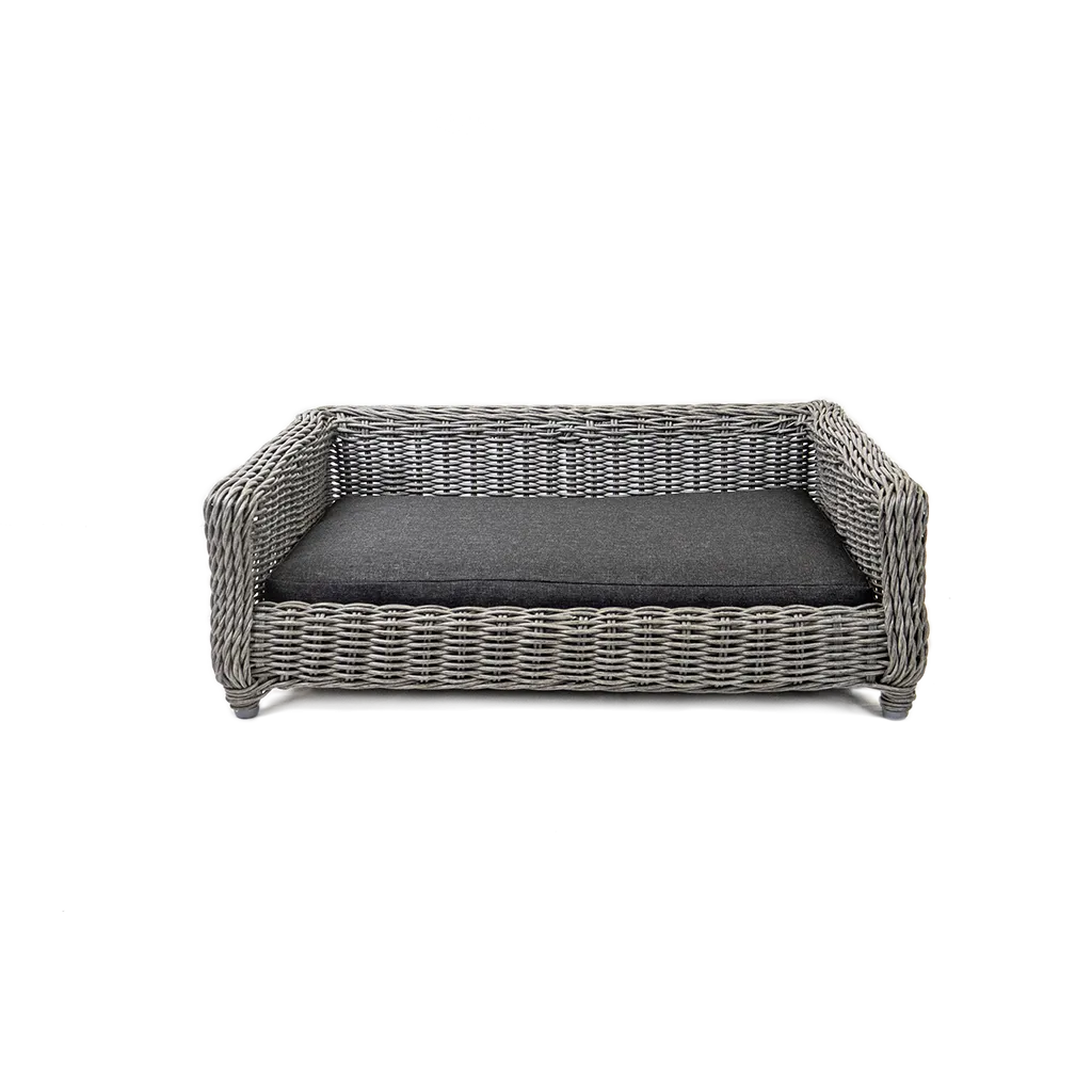 Let's Sleep Cozy Basket Weidenkorb Für Hunde M Anthrazit