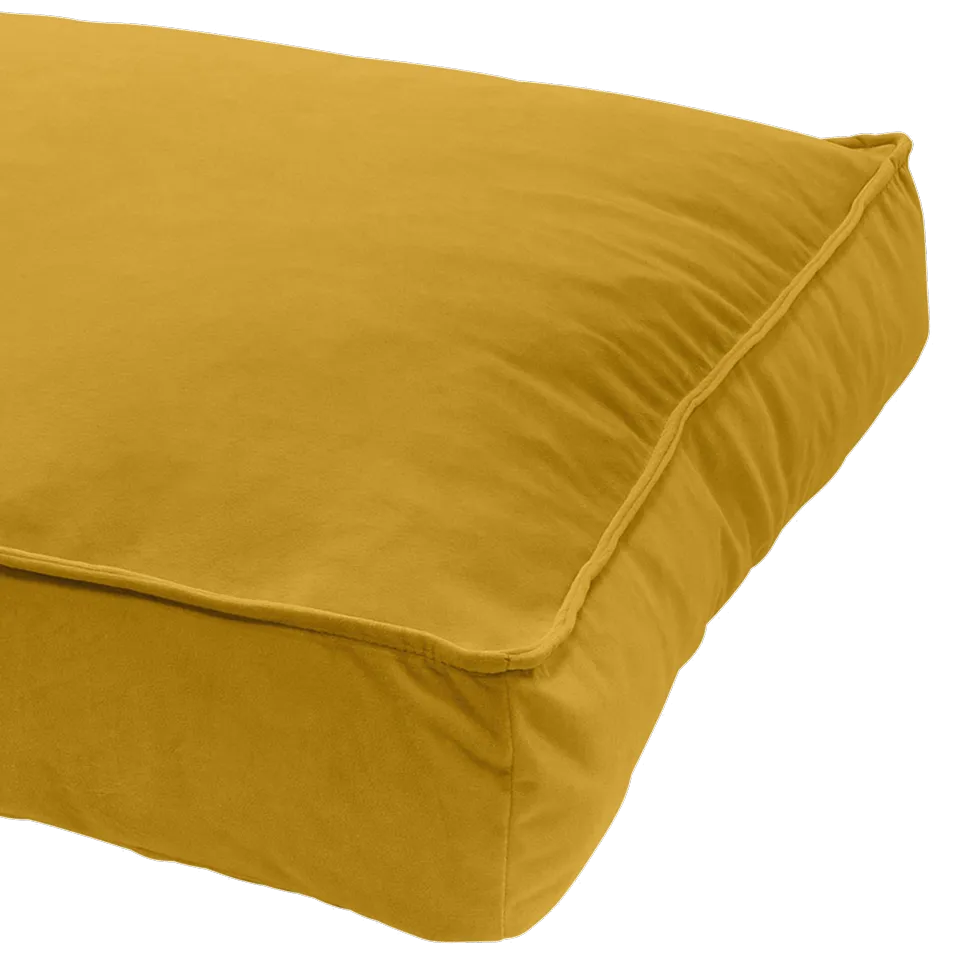 Madison Velours Lounge Cushion Gelb S