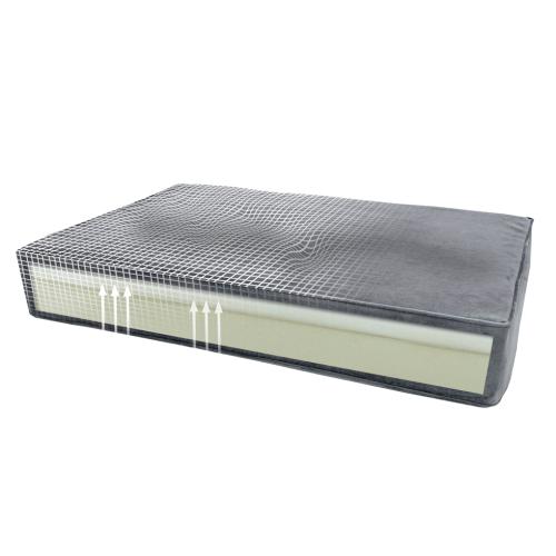 Madison Orthopädisches Kissen Velvet Gelb S