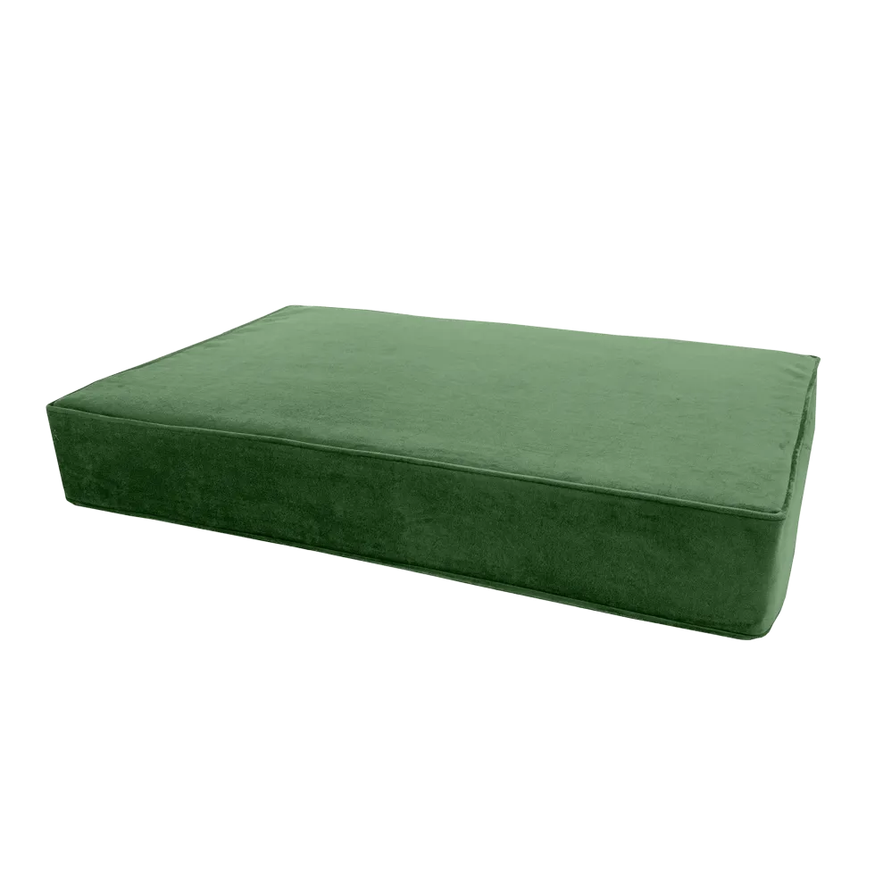 Madison Orthopädisches Kissen Velvet Grün S