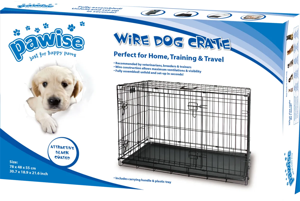 Pawise Wire Dog Crate M