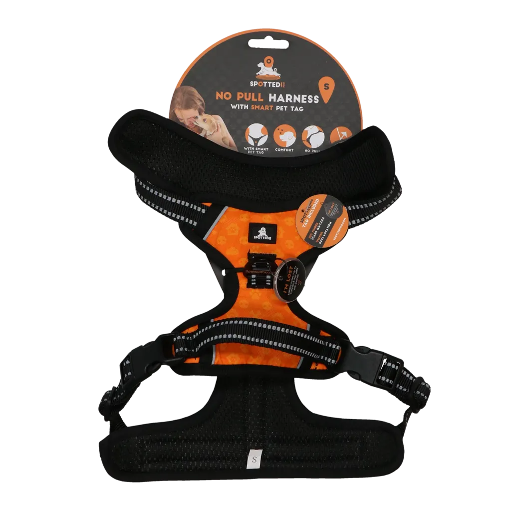 Spotted! Pro No Pull Harnas Orange S