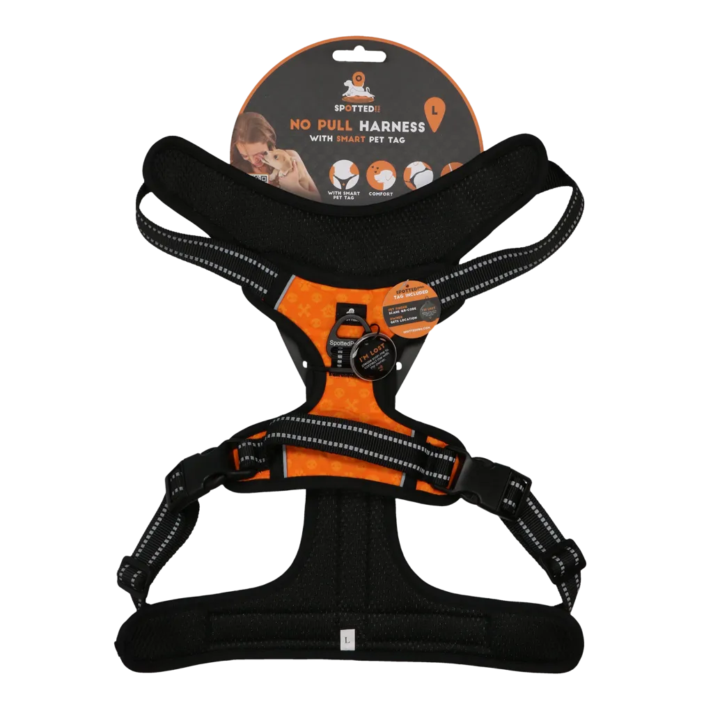 Spotted! Pro No Pull Harnas Orange L