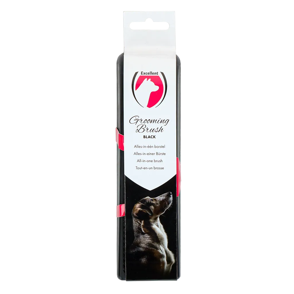 Excellent Pets Grooming Brush Medium Schwarz