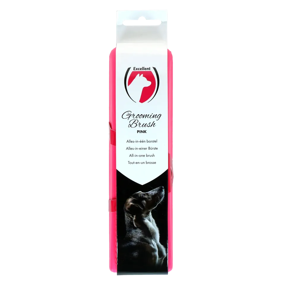 Excellent Pets Grooming Brush Medium Rosa