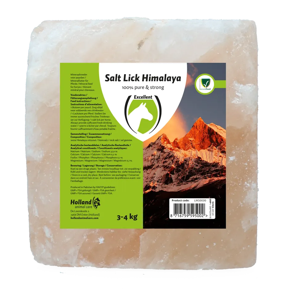 Excellent Horse Salt Lick Himalaya 3-4 kg (Mit Seil)