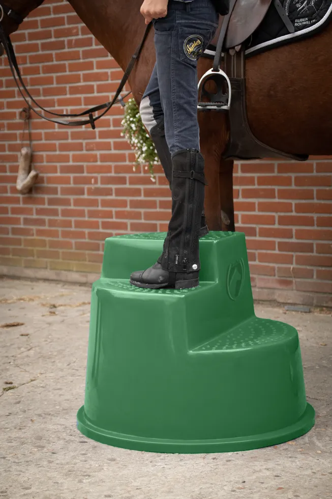 Excellent Horse Aufstiegshilfe 3 Stufen Grün