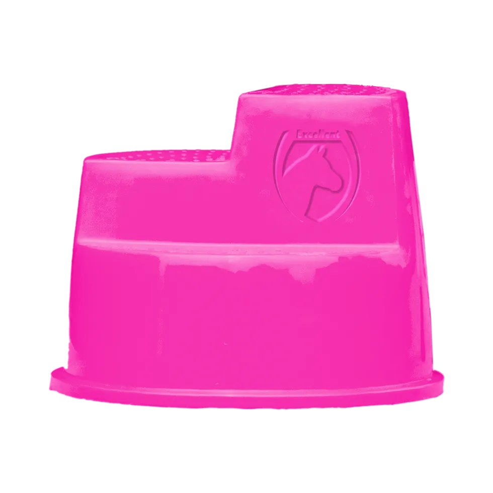 Excellent Horse Aufstiegshilfe 3 Stufen Rosa