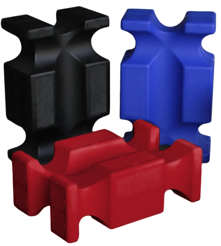 Hindernisblock Kunststoff Blau