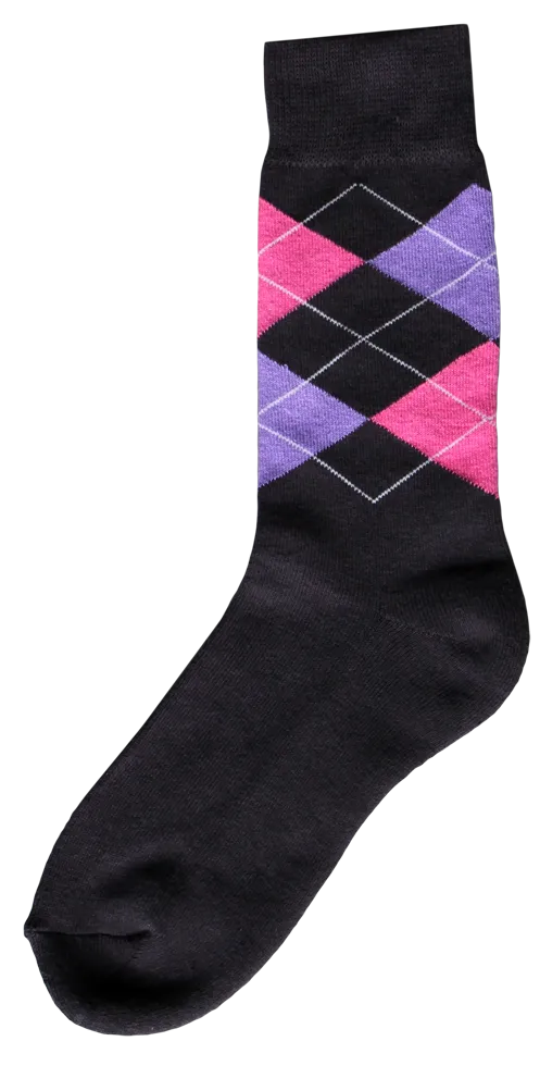 Reitersocke d.grau/beige/violett 43-46