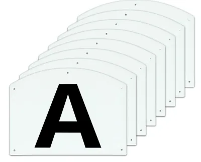 Bahnbuchstaben 30 x 20 cm