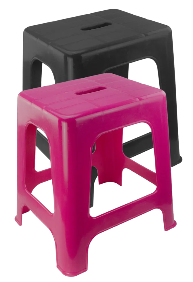 Aufstieghilfe und Sitz Rosa