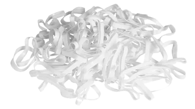 Gummibänder Weiß