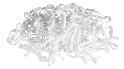 Gummibänder Weiß