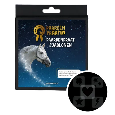 Paardenpraat TV Sjablonen 5 Stück